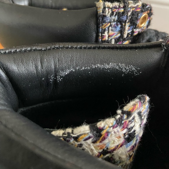 Tory Burch Miller Lug Sole Tweed Boot - Picture 6 of 6